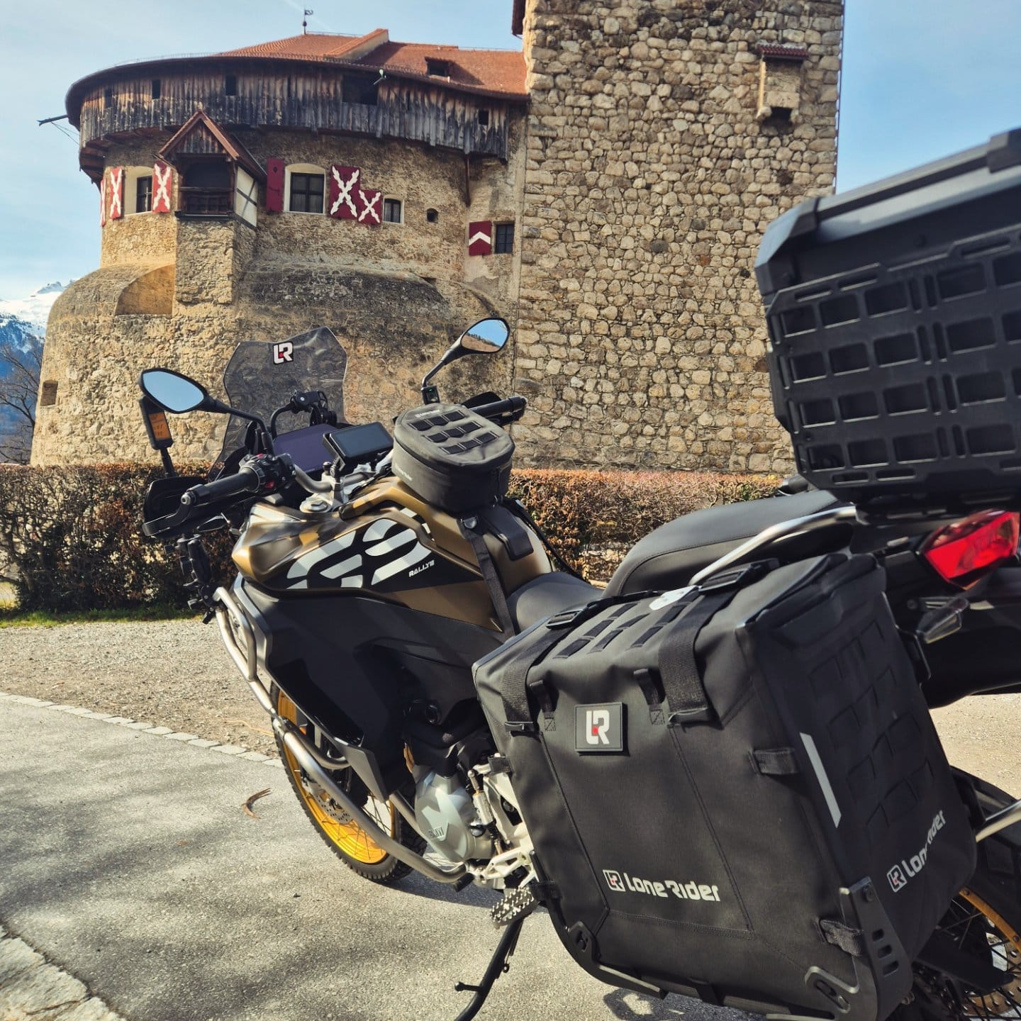 Customer photo review of MotoBags – Semi-Rigid Motorcycle Bags