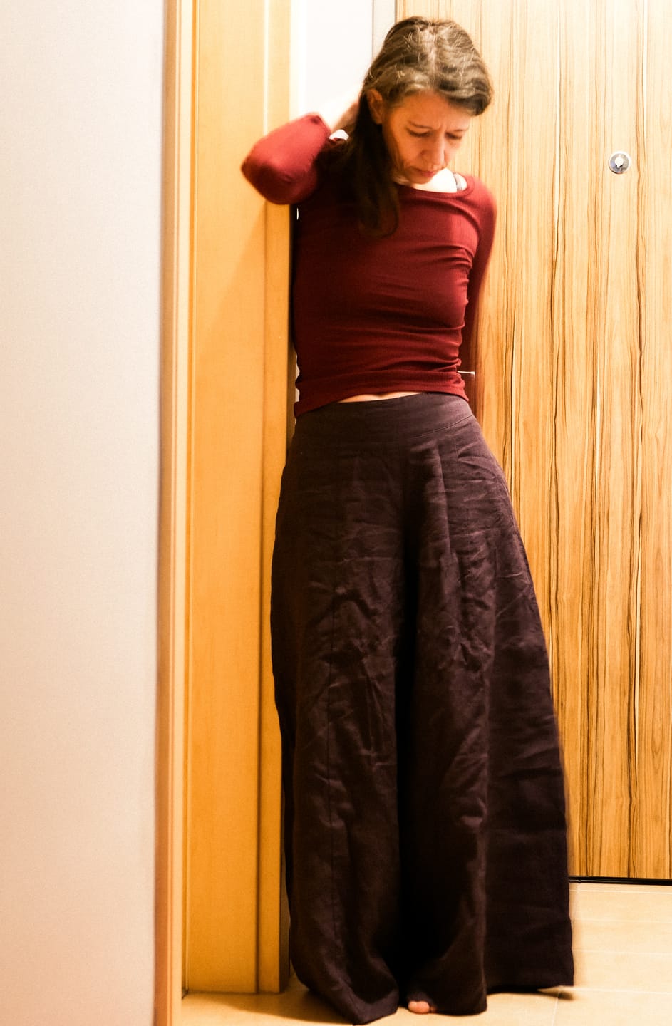 Customer photo review of Linen Culottes