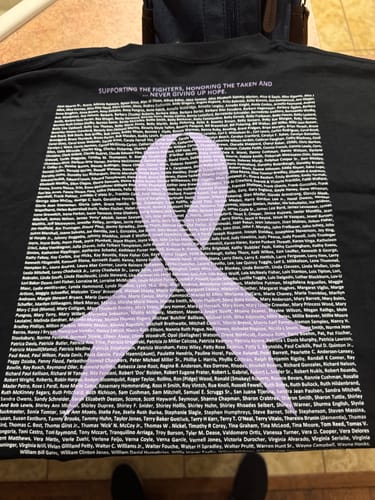 Customer photo review of Alzheimer's - Round 16 (Unisex Classic Tee | Gildan)