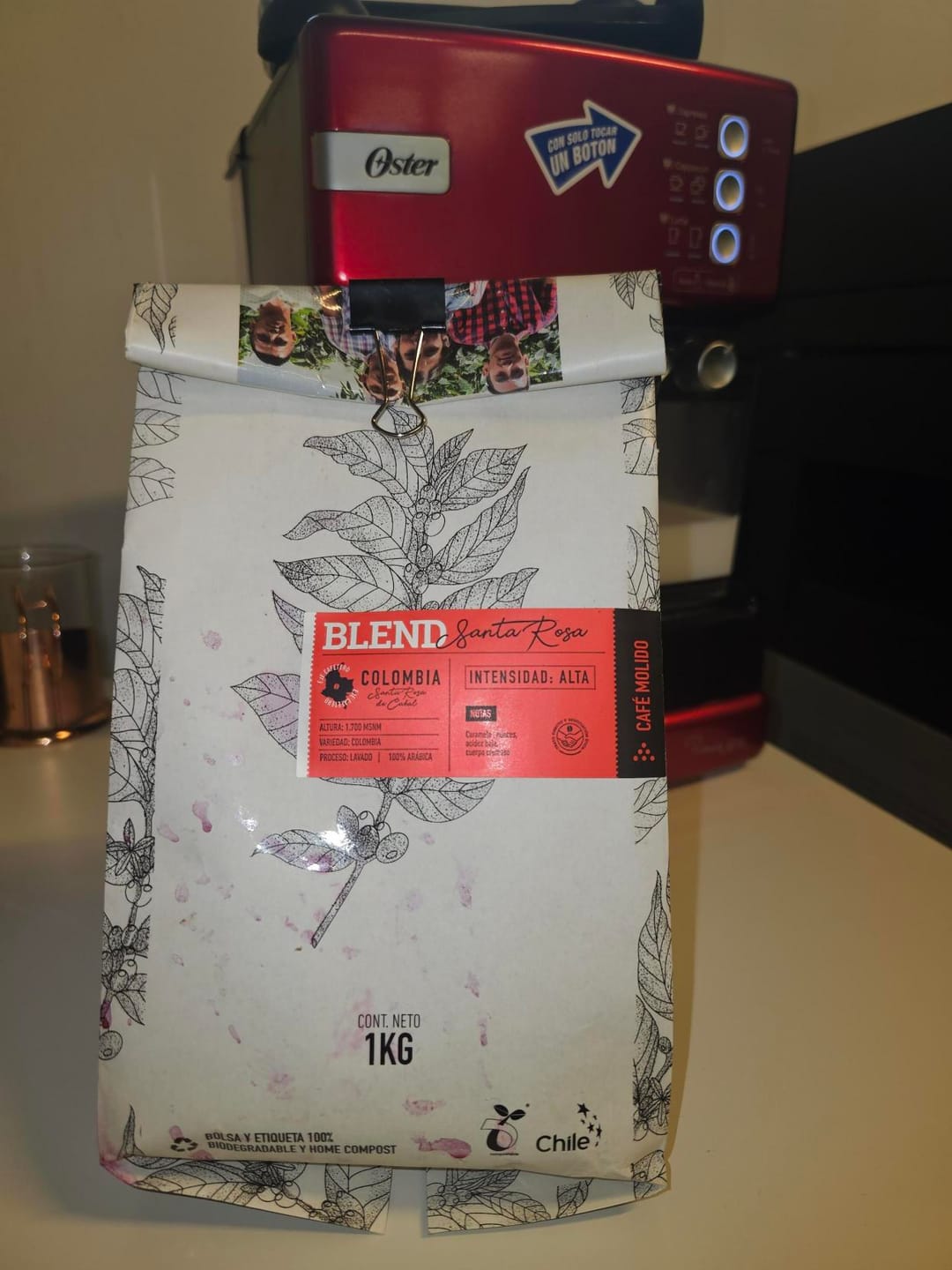 Customer photo review of Colombia | Blend Santa Rosa Bolsa 1 KG | MOLIDO