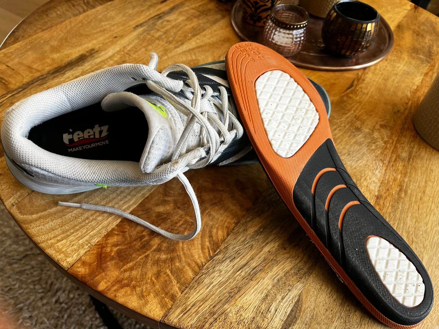 Customer photo review of Feetz® Blue One