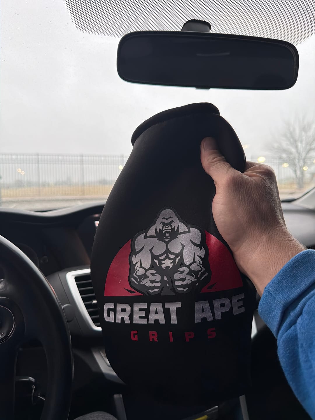 Customer photo review of GREAT APE GRIPS - BLACK