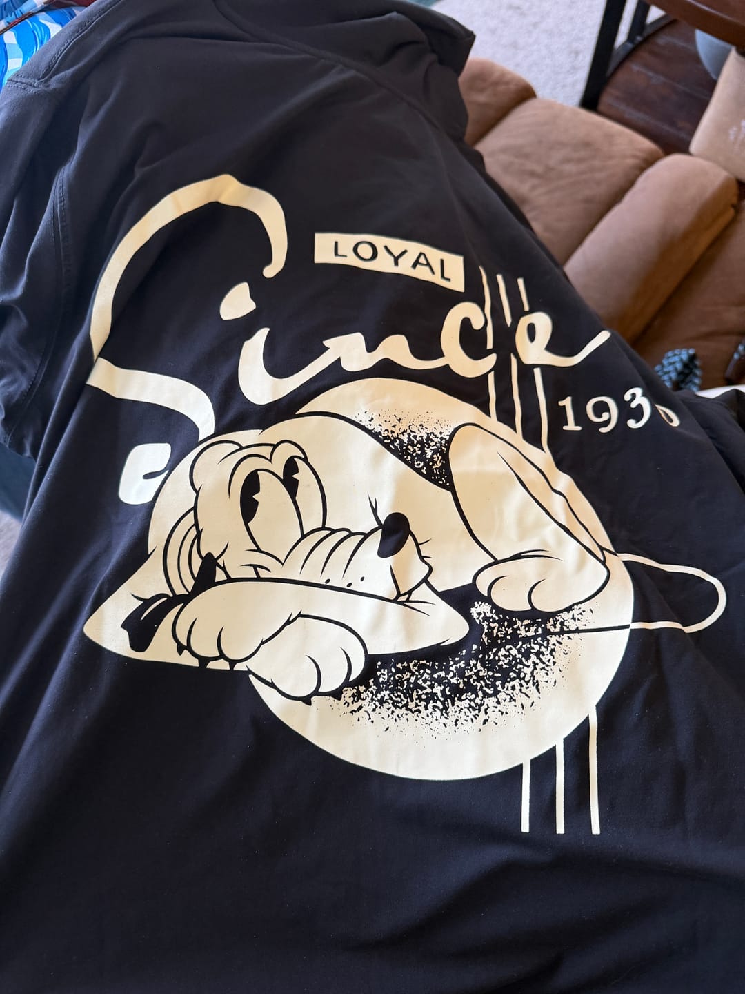Customer photo review of Disney’s Pluto "Loyal Since 1930" – Performance Hoodie