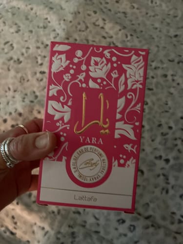 Customer photo review of Lattafa Yara Candy for Women Eau de Parfum Spray 3.4 oz / 100 ml