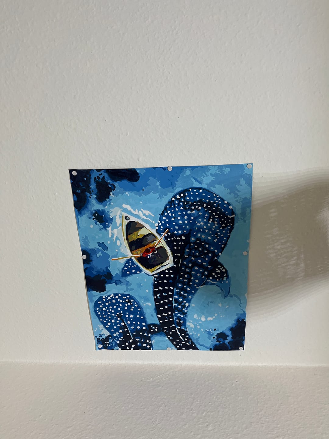 Customer photo review of Malen nach Zahlen - Walhaie - by Tiny Tami