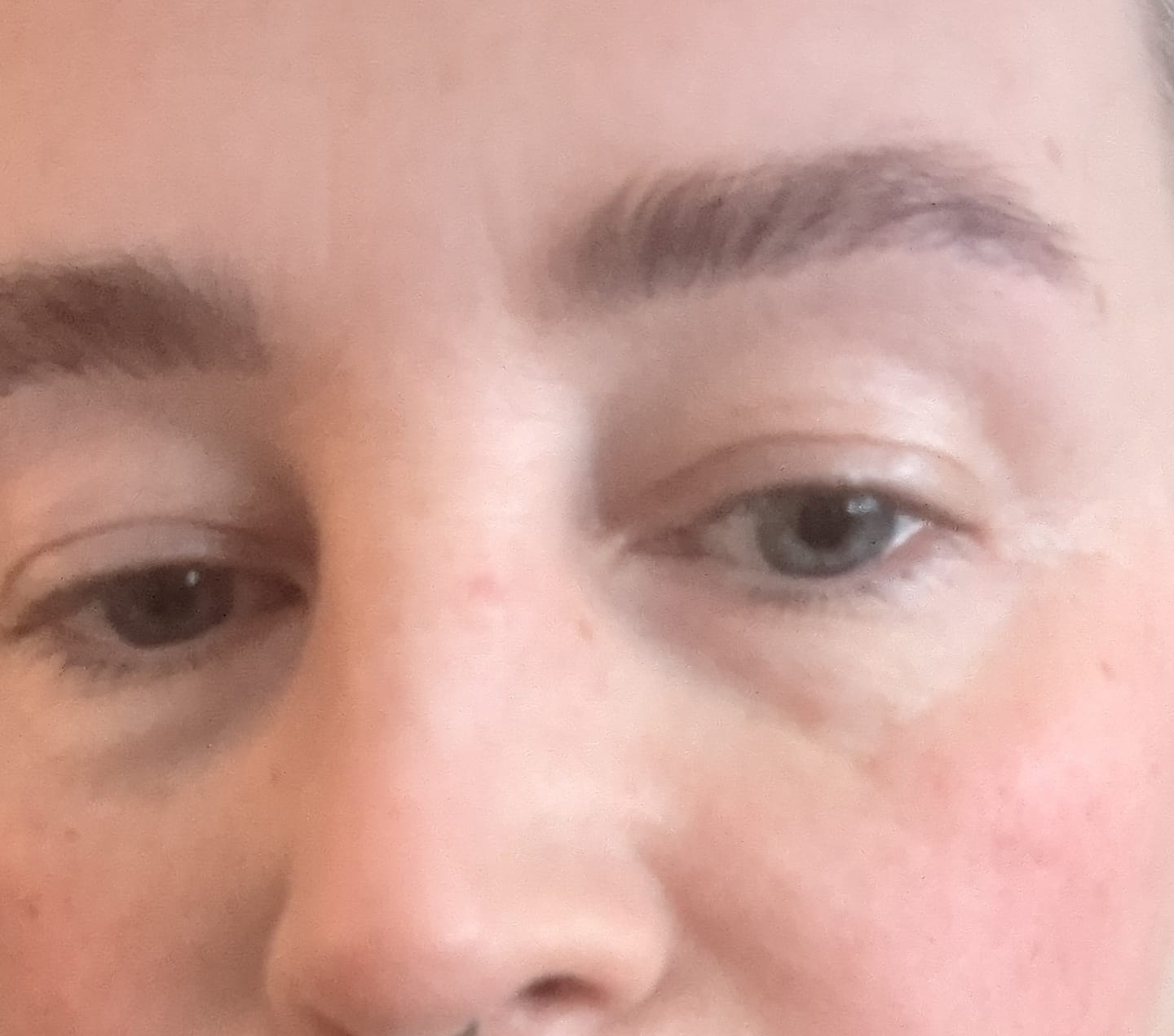 Customer photo review of Fyne Strokes Brow Pen.