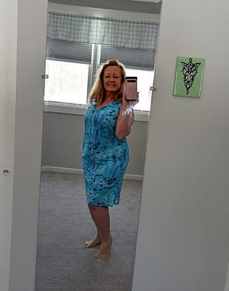 Customer photo review of Seaweed Sleeveless  Dress