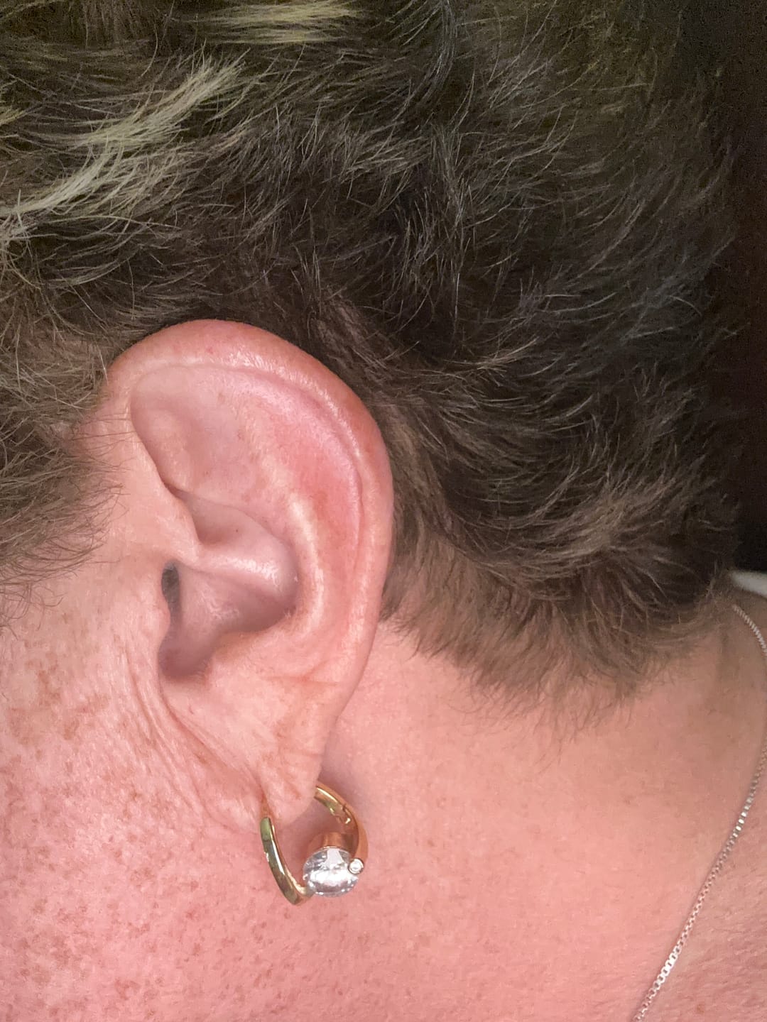Customer photo review of Jayne Earrings