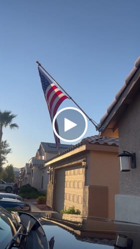 Customer video review of Non-Tangle Flagpole Spinners