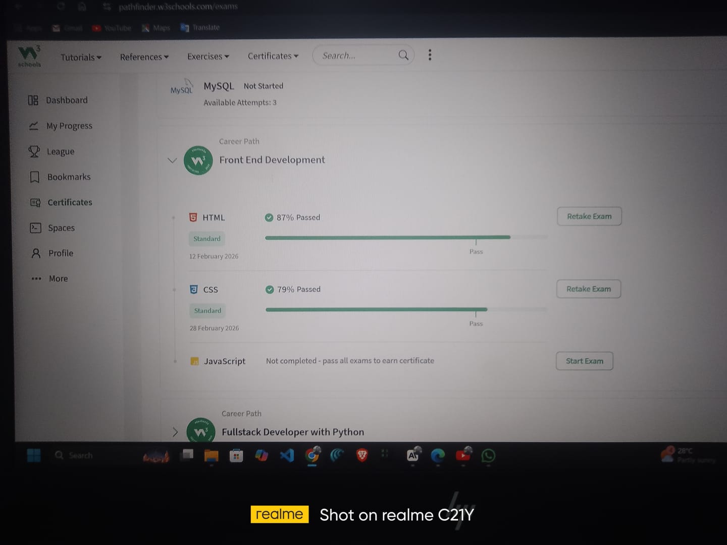 Customer photo review of Learn Full Stack Development with Python