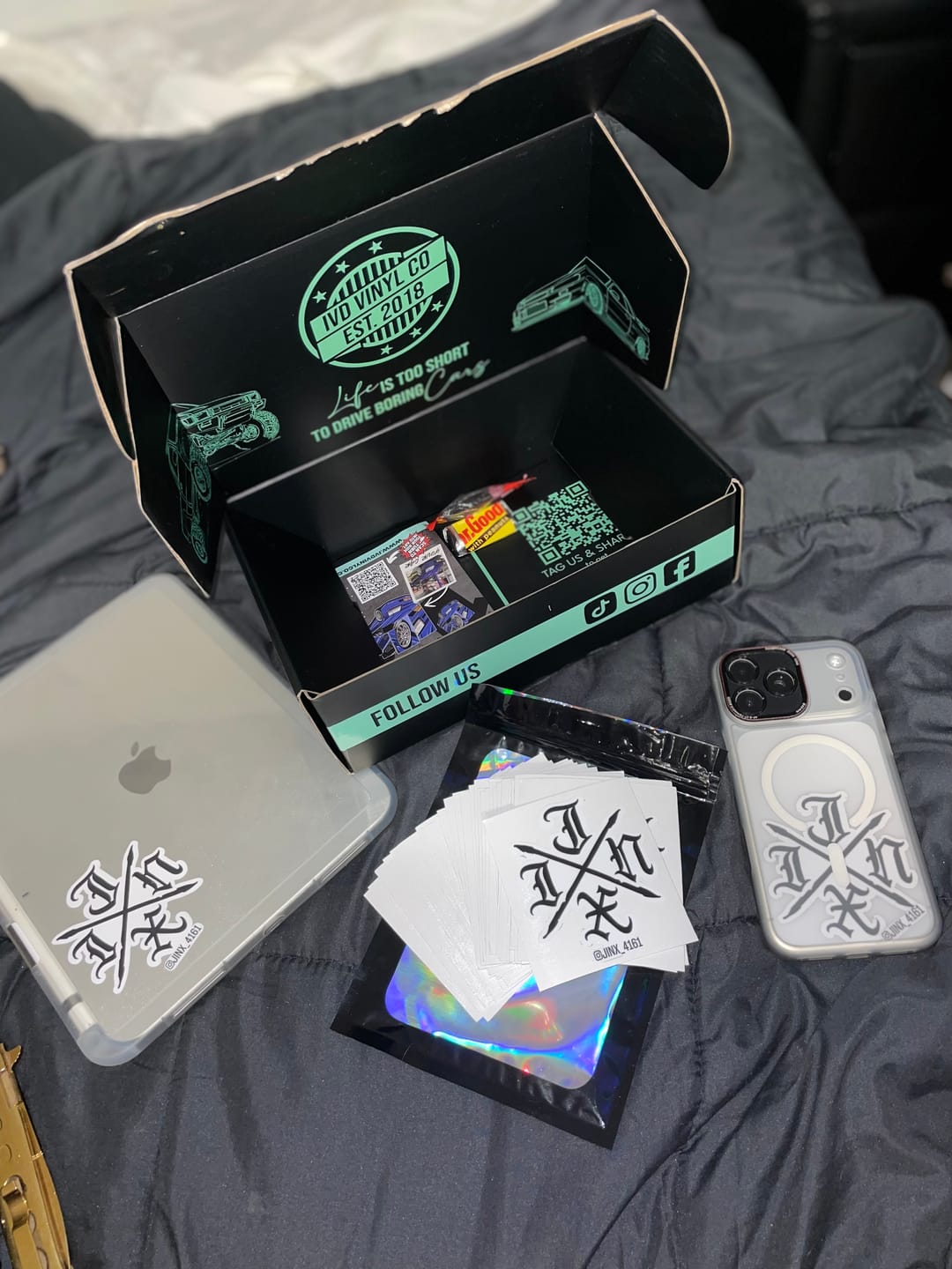 Customer photo review of Die Cut - Custom Stickers