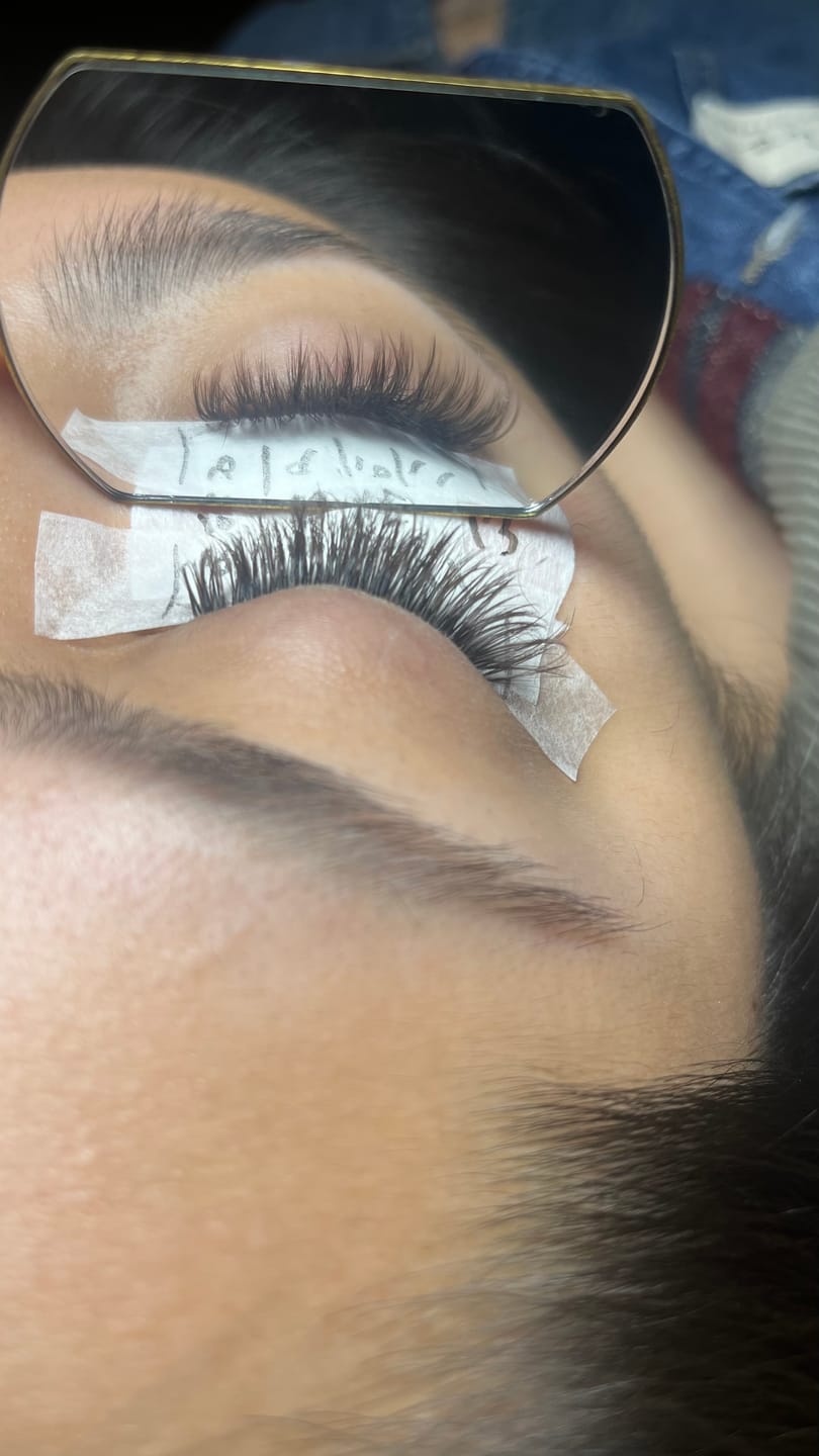 Customer photo review of Brown Color Lash 0.03/0.05mm