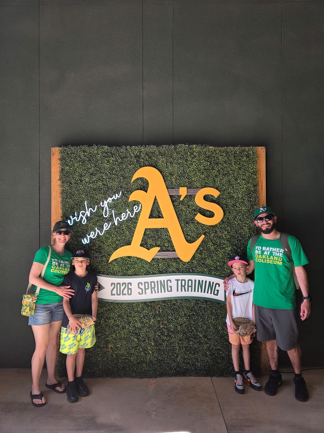 Customer photo review of Ladies I’d Rather Be At The Oakland Coliseum Tee