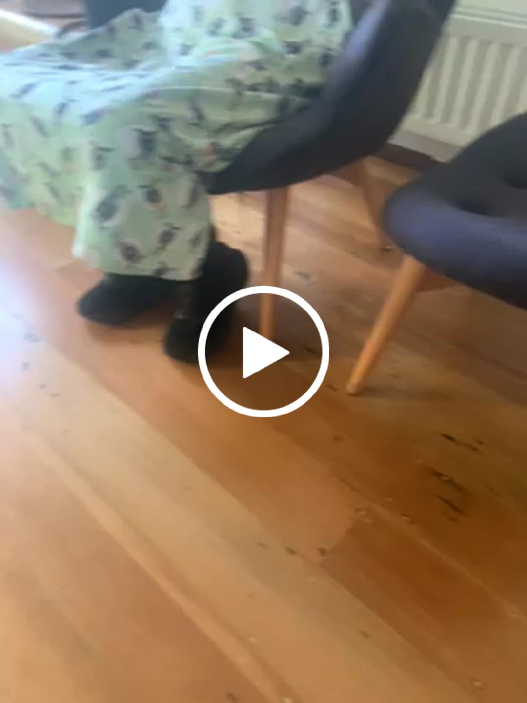 Customer video review of Round Felt Silicone Chair Leg Protectors | Extra-Durable Chair Floor Protectors