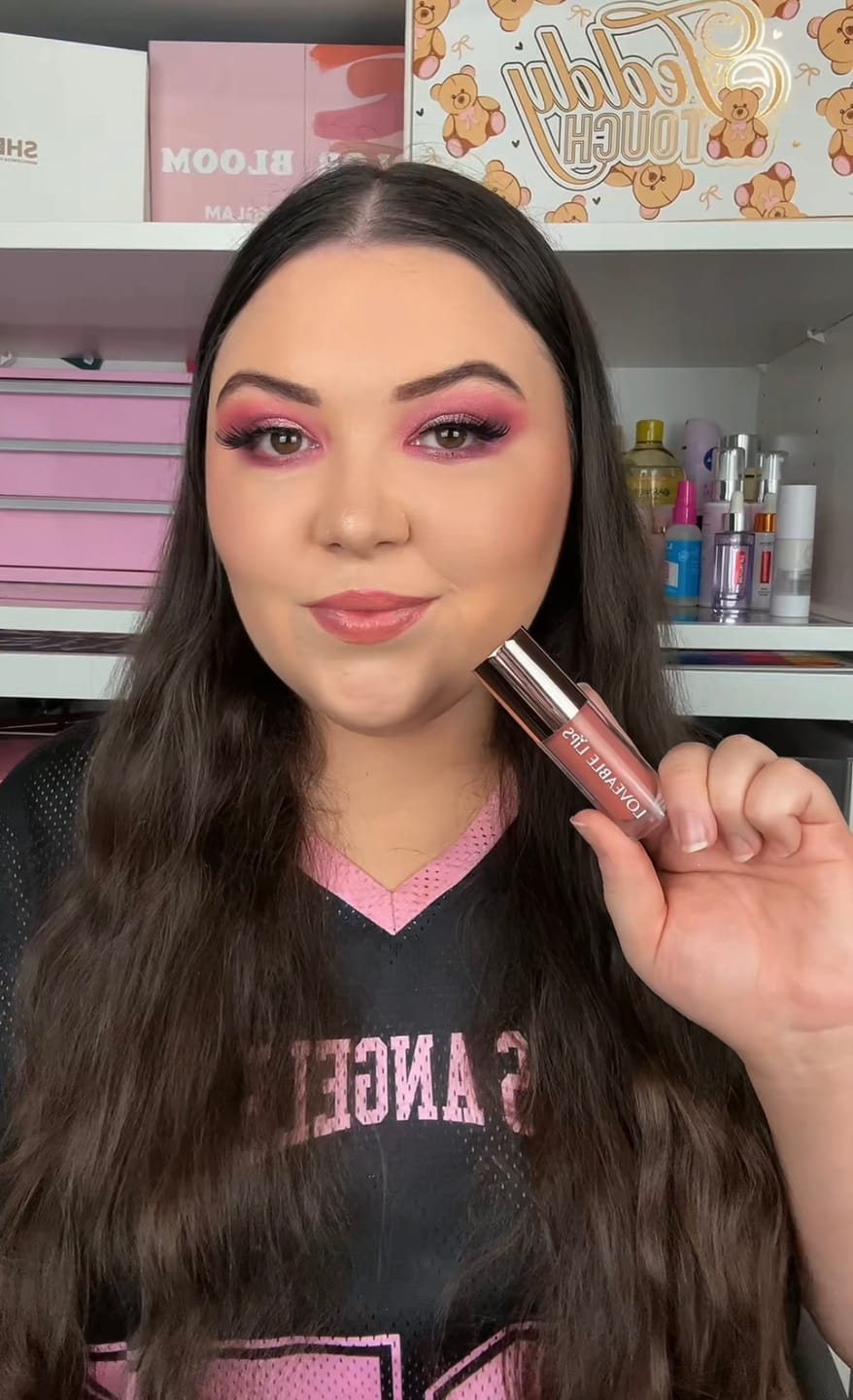 Customer photo review of Nude Glow Lip Gloss