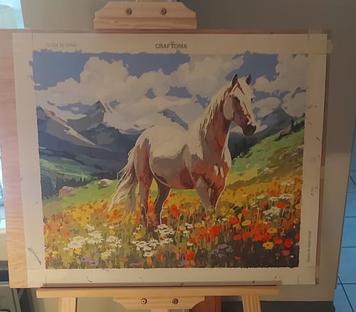 Customer photo review of Meadow's White Horse Grace
