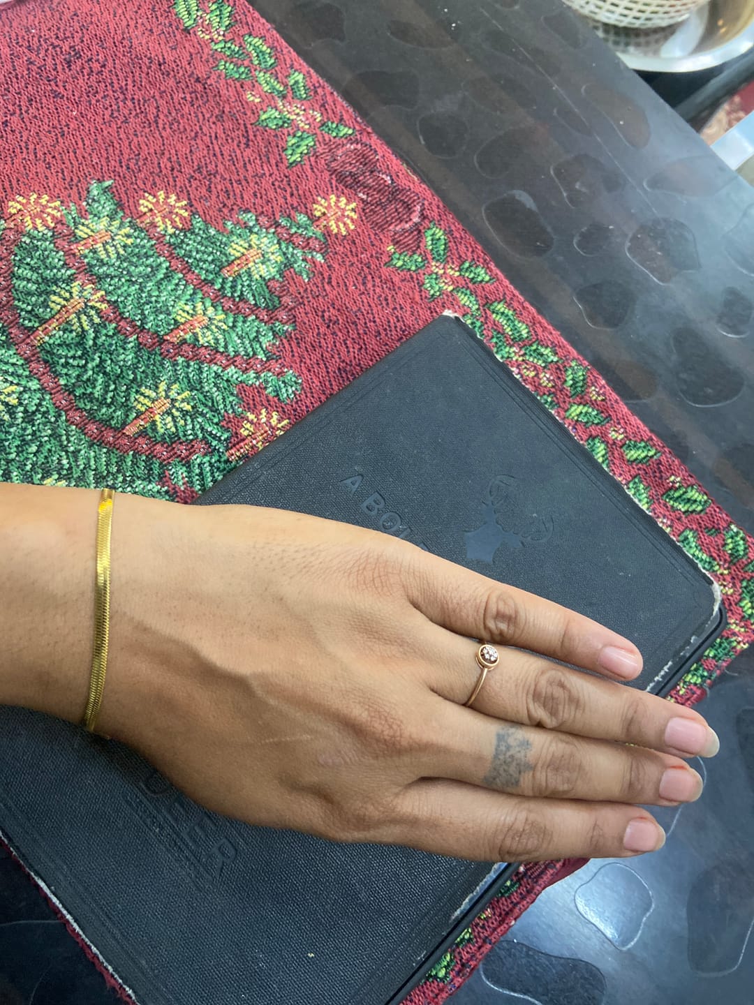 Customer photo review of Silk Chain Bracelet