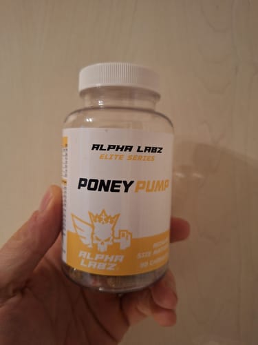 Customer photo review of Alpha Labz - Poney Pump