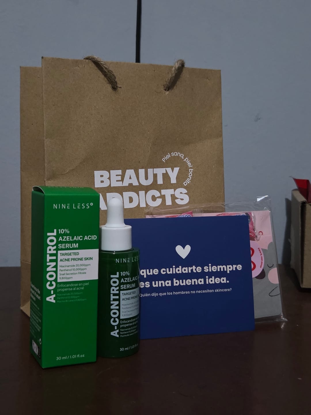 Customer photo review of A-Control 10% Azelaic Acid Serum