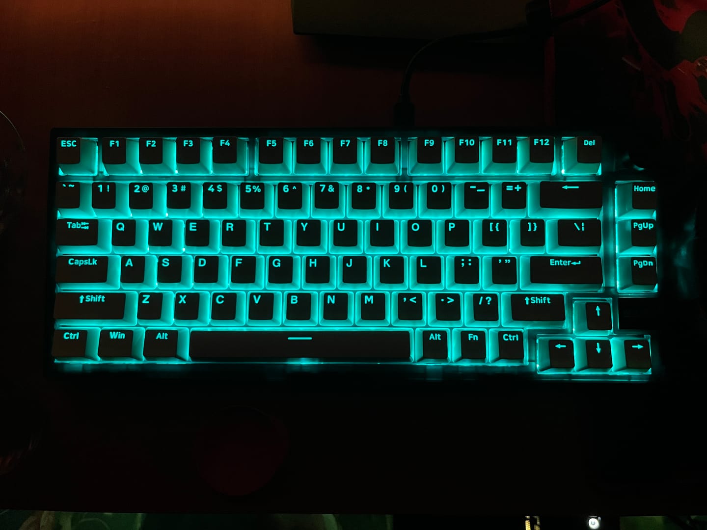 Customer photo review of Wraith Shine-Through Tuş Takımı