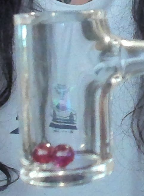 Customer photo review of 6mm Ruby Terp Pearls