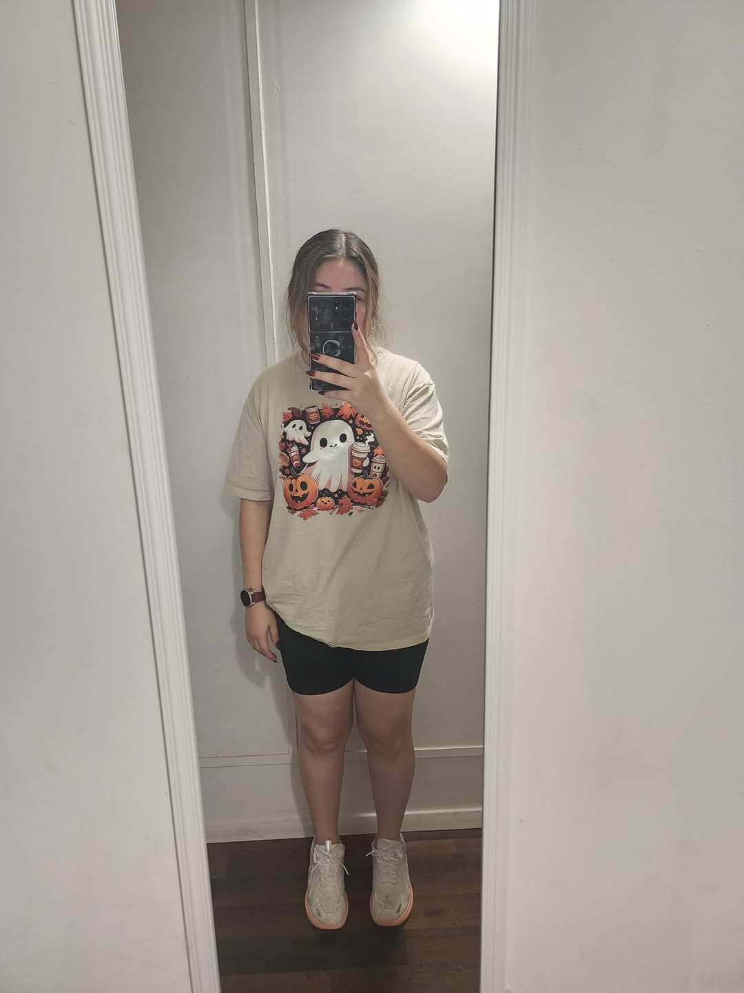 Customer photo review of Silix™ Cloud-Soft Tummy Control Pocket Short Leggings