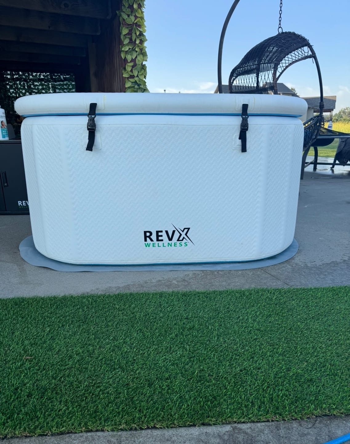 Customer photo review of RevX Tub Classic Cold Plunge Bundle