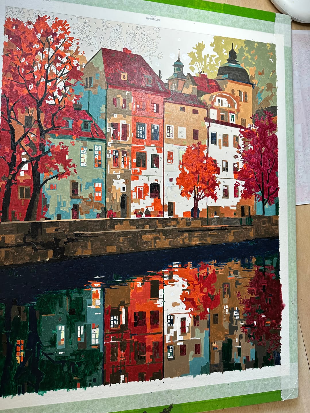 Customer photo review of Prague | Paint by Number