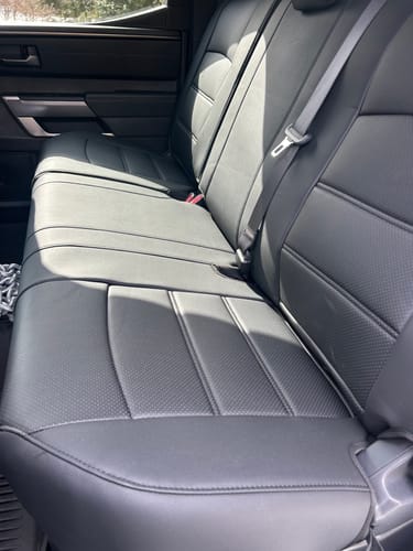 Customer photo review of Premium Custom-Fit Seat Covers