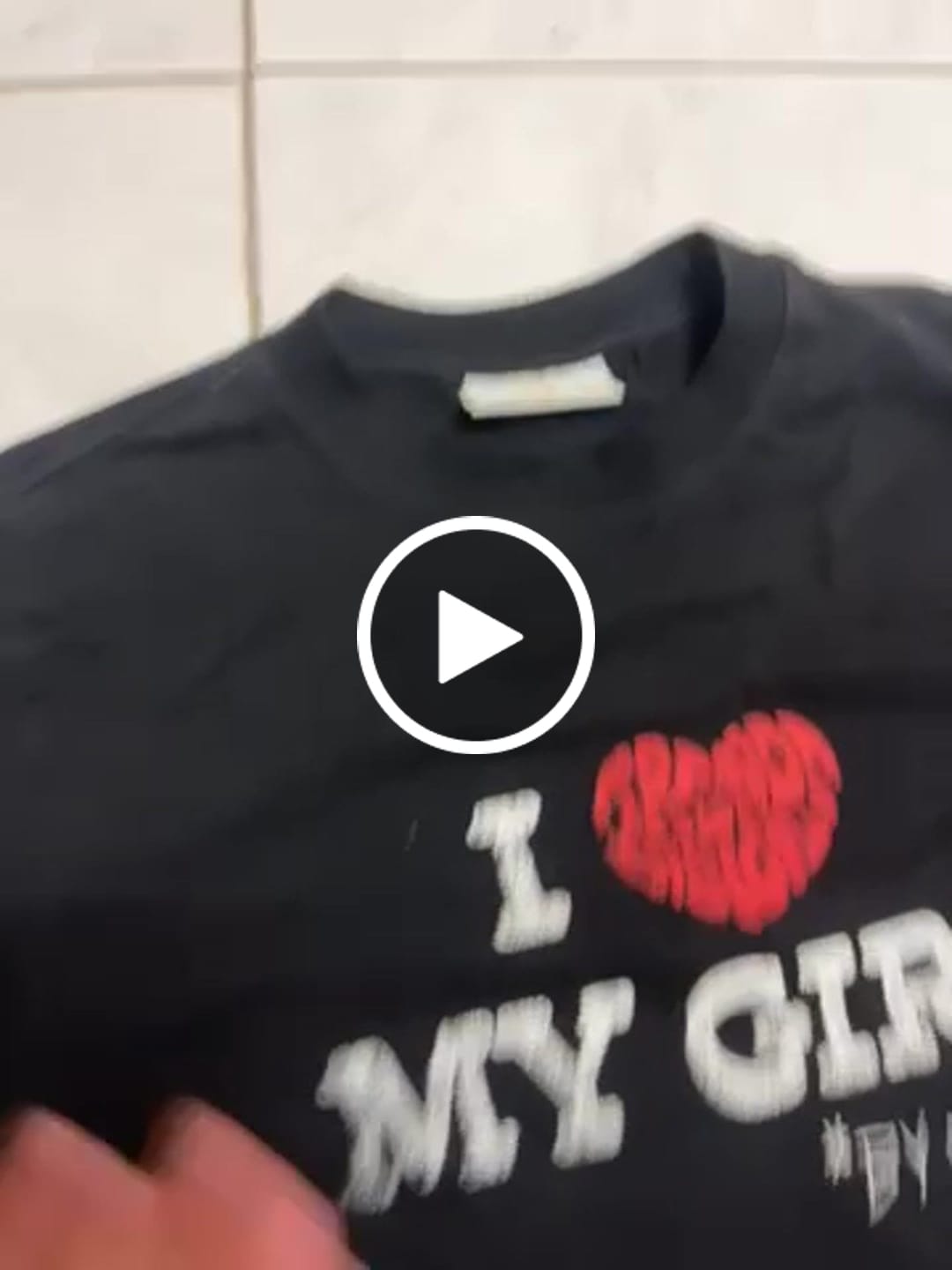 Customer video review of I LOVE MY BOY TEE