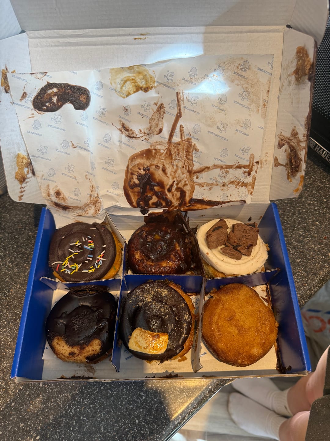 Customer photo review of The Baked Chocolate Lovers Box
