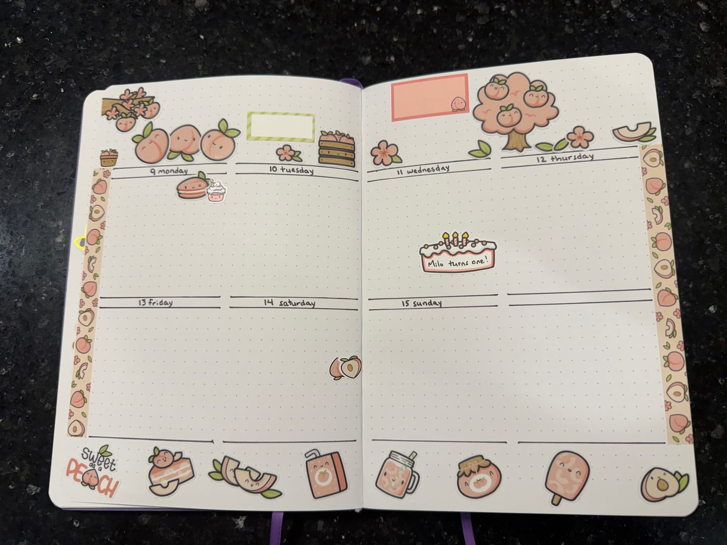 Customer photo review of Just Peachy Washi Tapes (Set of 2)