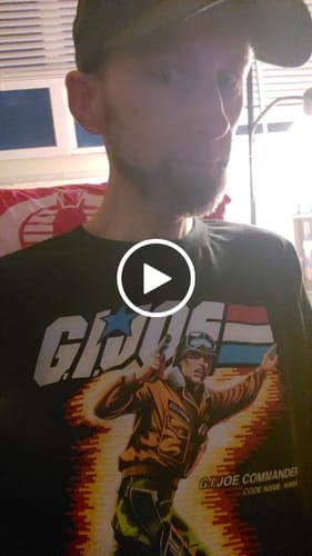 Customer video review of Box Art Hawk GI Joe T-Shirt