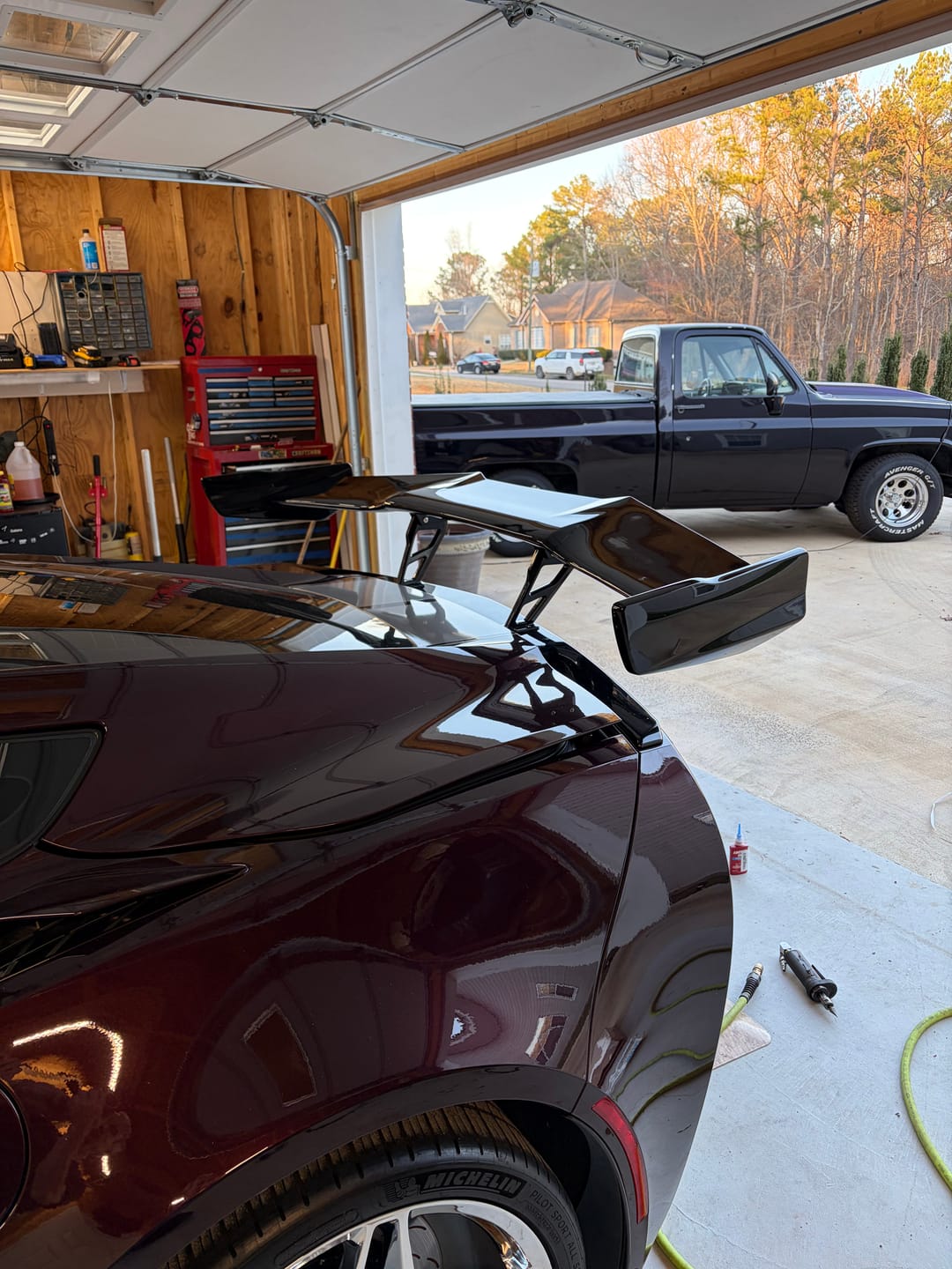 Customer photo review of Corvette C7 ZR1 ZTK Conversion Rear Spoiler High Wing