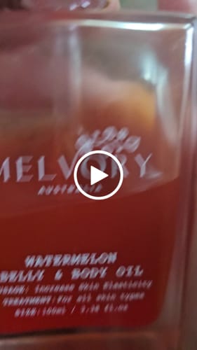 Customer video review of New Watermelon Belly & Body Oil