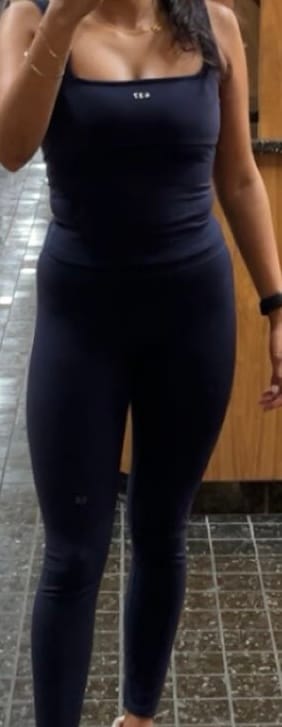 Customer photo review of The Essentials Legging / Navy