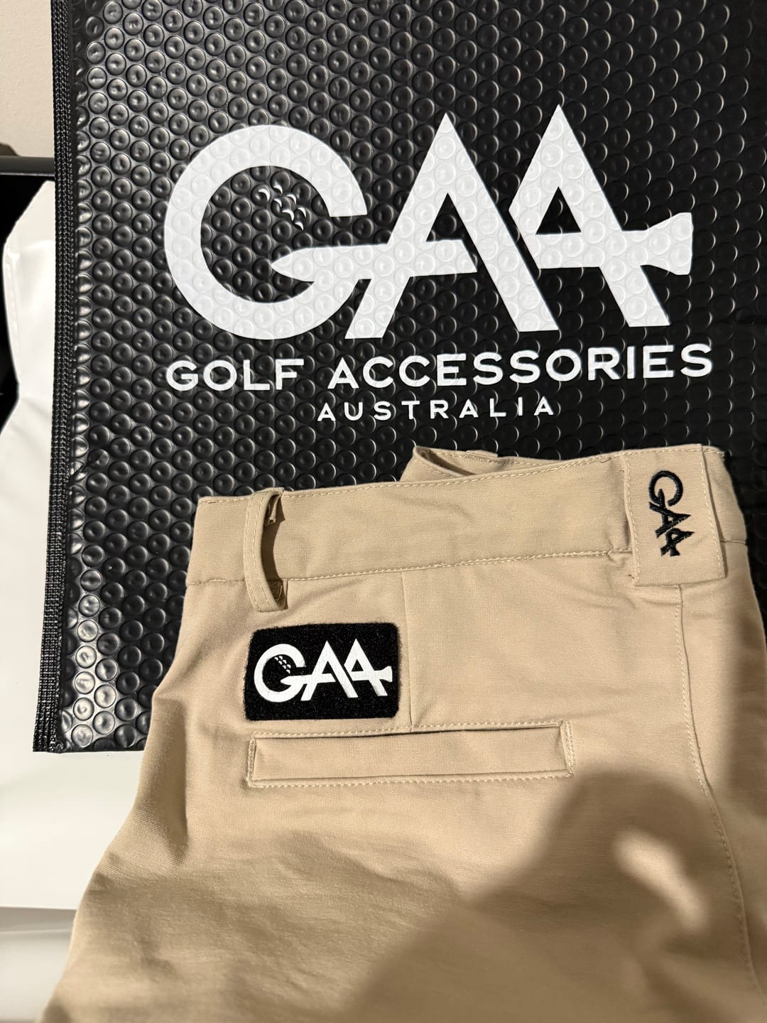 Customer photo review of Premier Stretch Golf Shorts