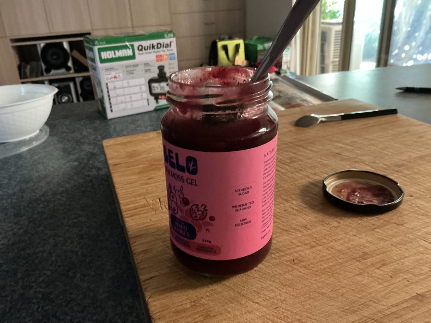 Customer photo review of Belo Sea Moss Gel - Fresh Mixed Berries