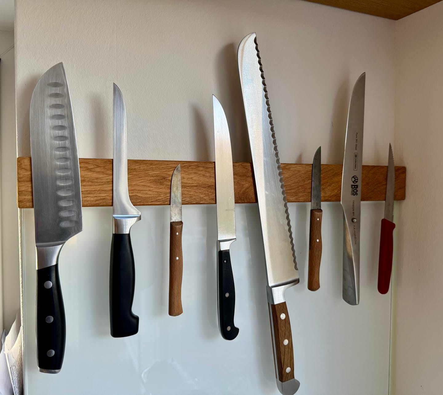 Customer photo review of Magnet Messerleiste CULTRO aus Holz