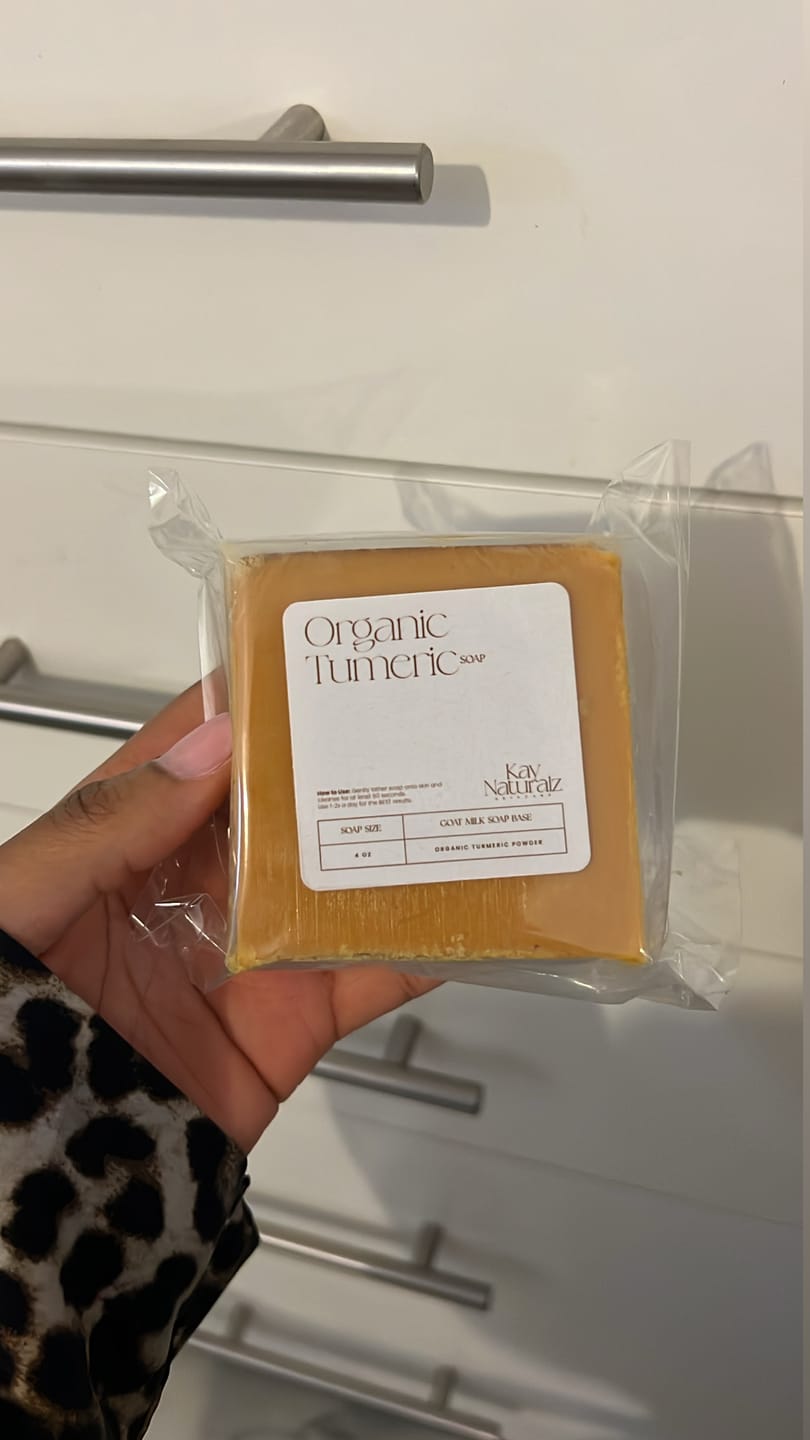 Customer photo review of Organic Turmeric Soap Bar