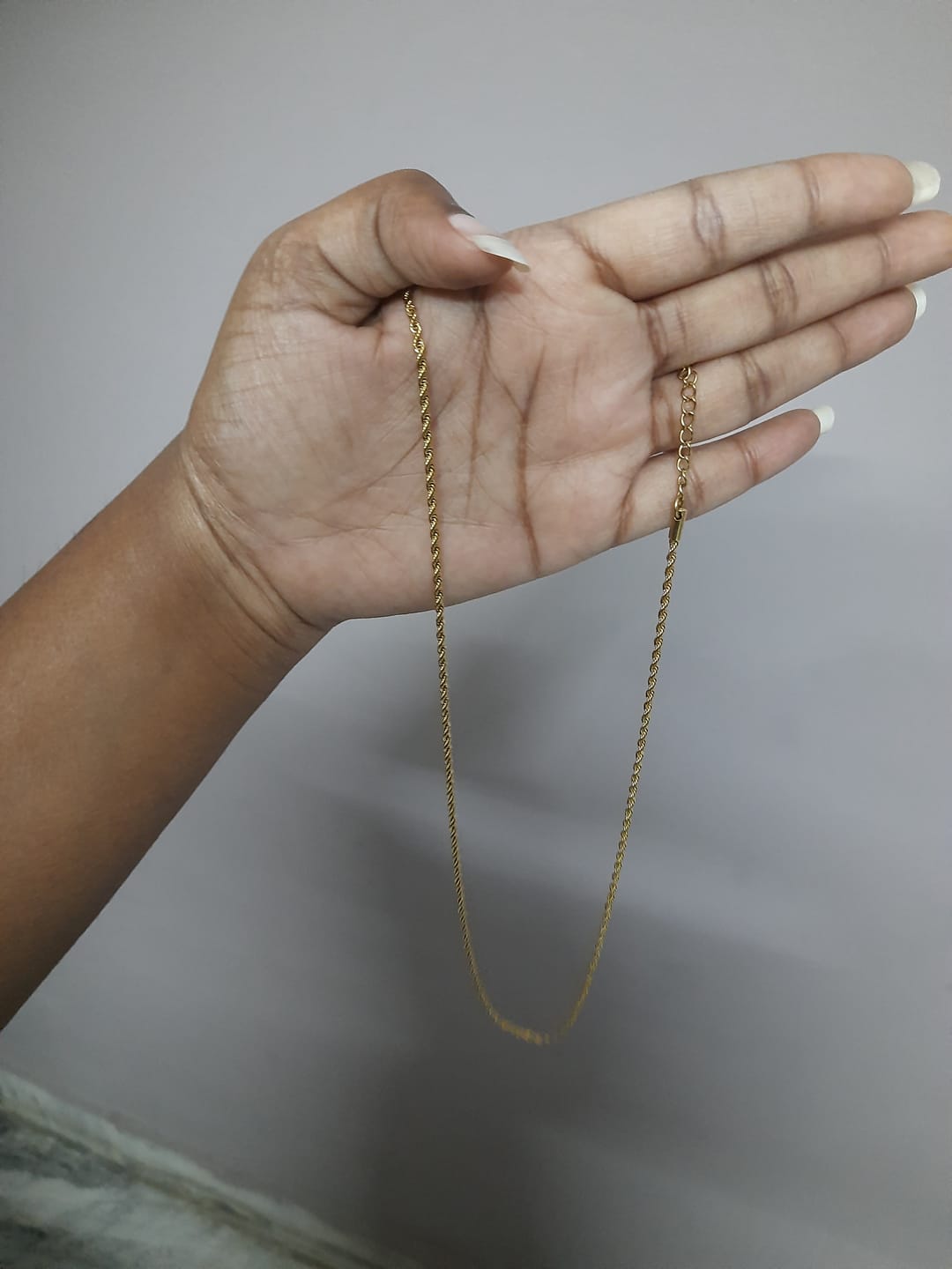 Customer photo review of Classic Rope Link Chain