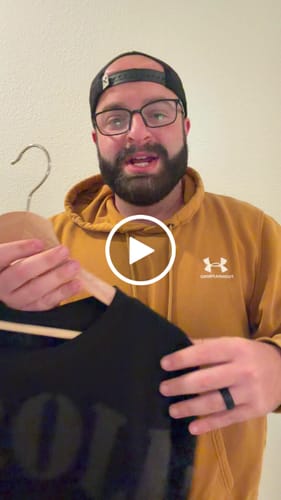 Customer video review of Midnight Black Lightweight Tee