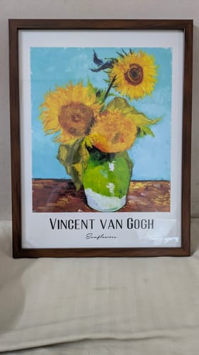 Customer photo review of Vincent Van Gogh - Sunflowers (1887) Artwork