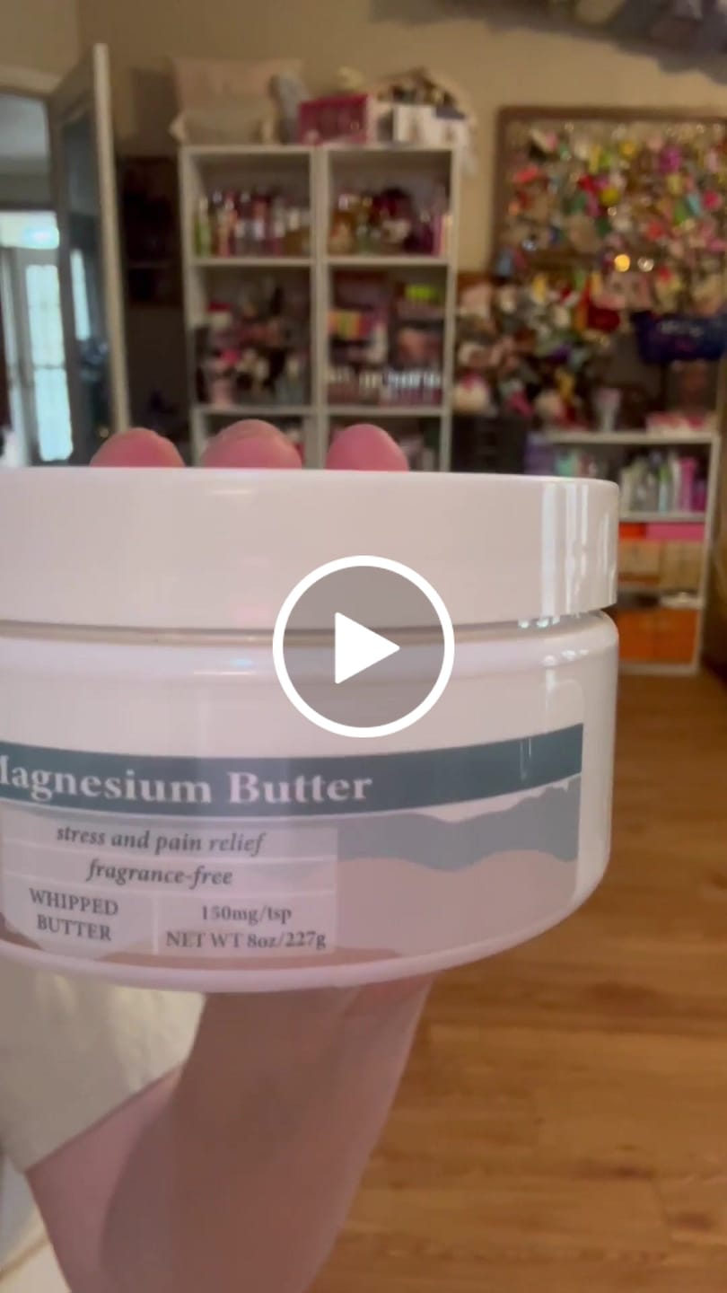 Customer video review of Magnesium Whipped Butter 8oz (Pure & Natural, Unscented)