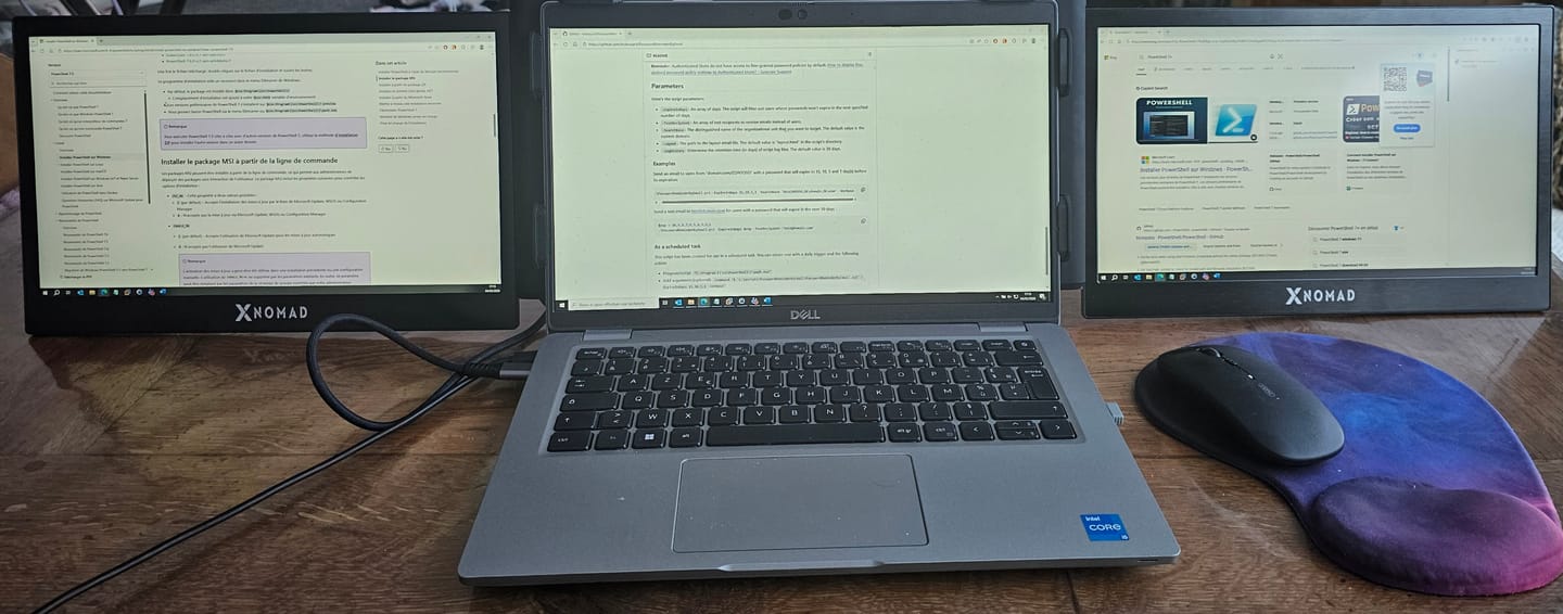 Customer photo review of X3 Pro® Double Écran Portable 13,3" - Confort & Productivité