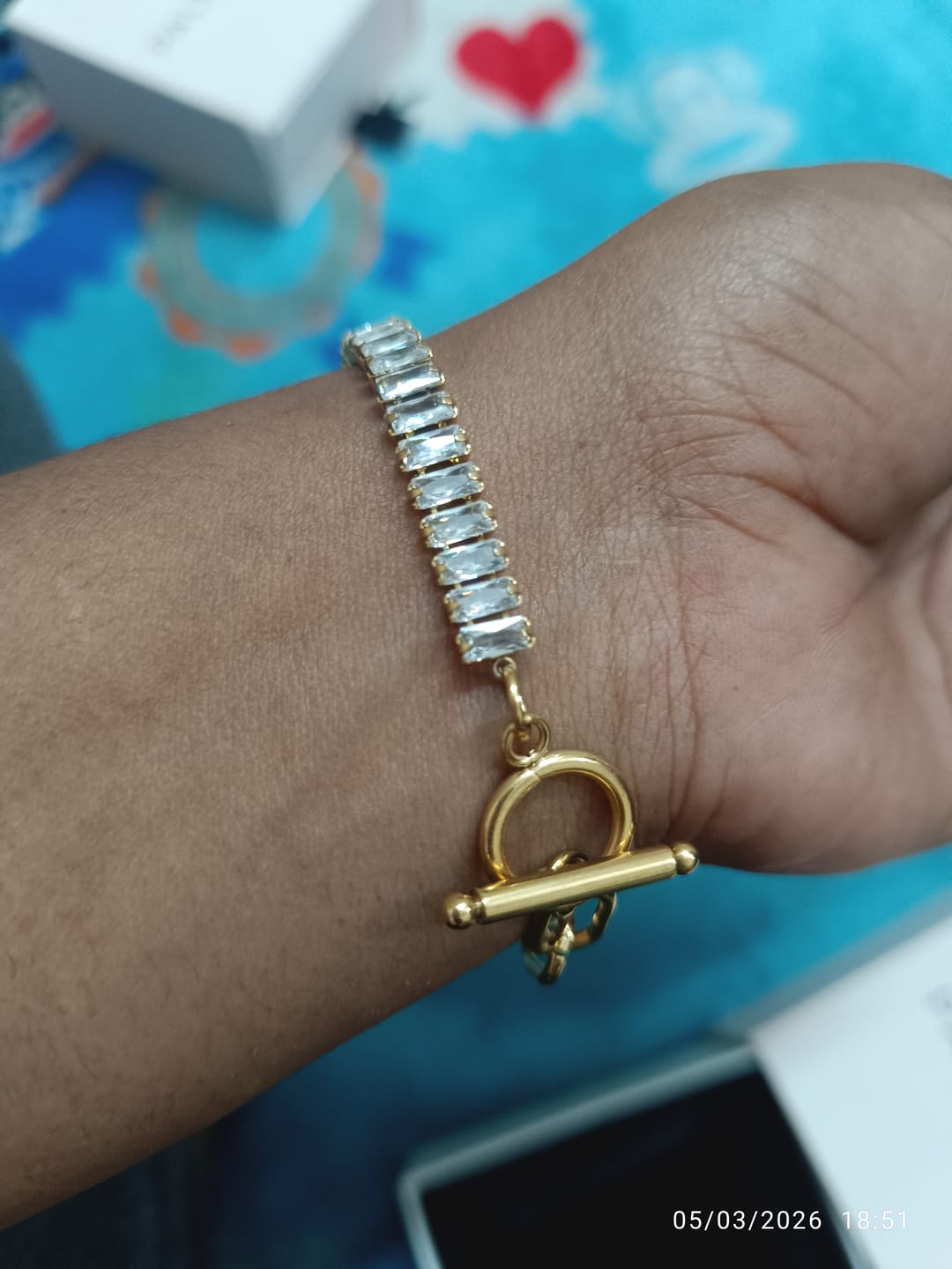 Customer photo review of Twilight Crystal Bracelet