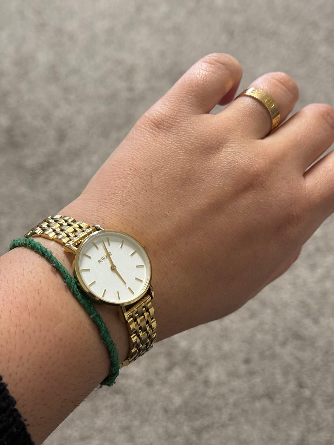 Customer photo review of Ruby Petite Gold White