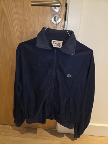 Customer photo review of Vintage 80s Navy Izod Lacoste Harrington Jacket (L)