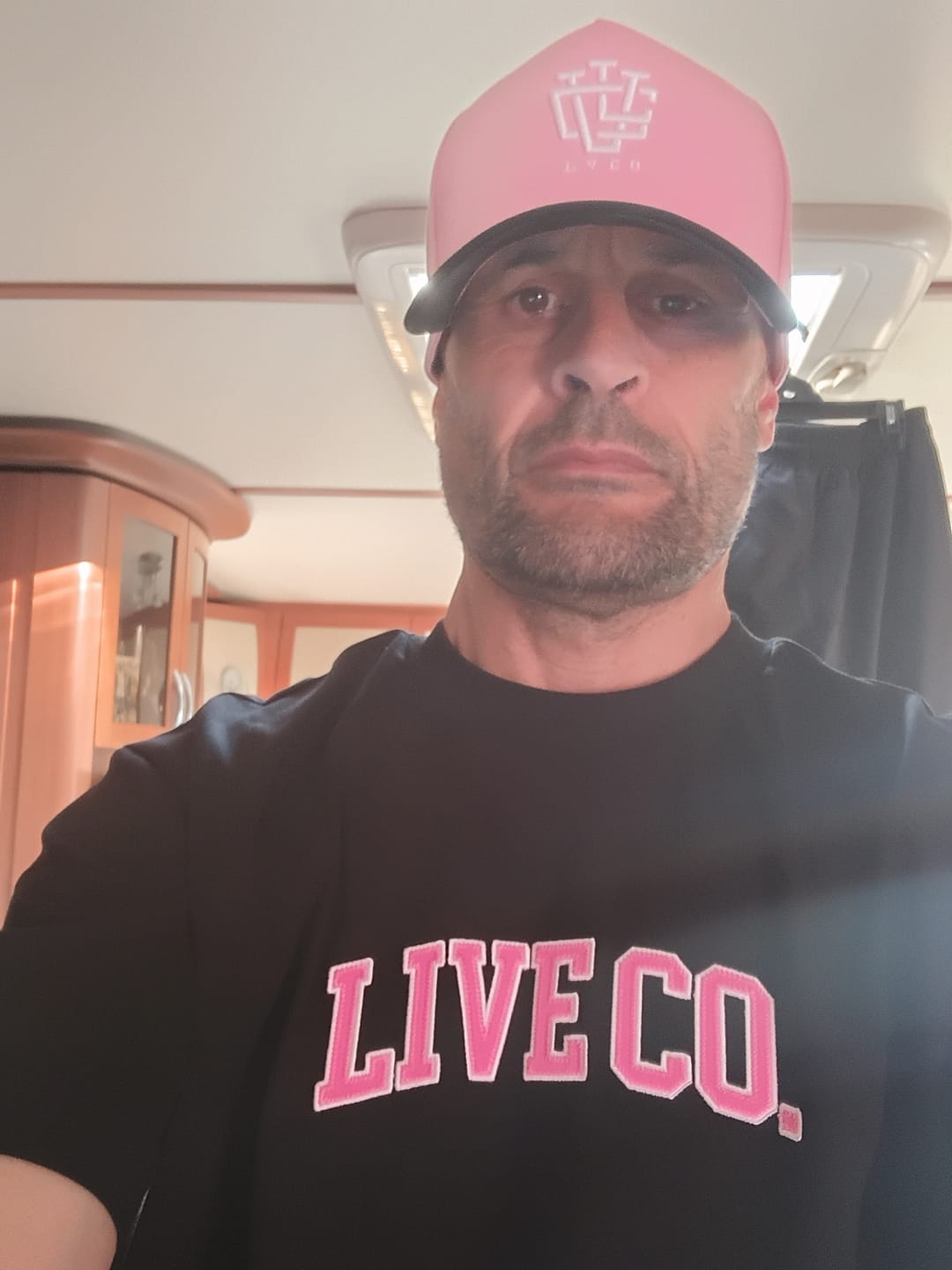 Customer photo review of Pink Statement Tee