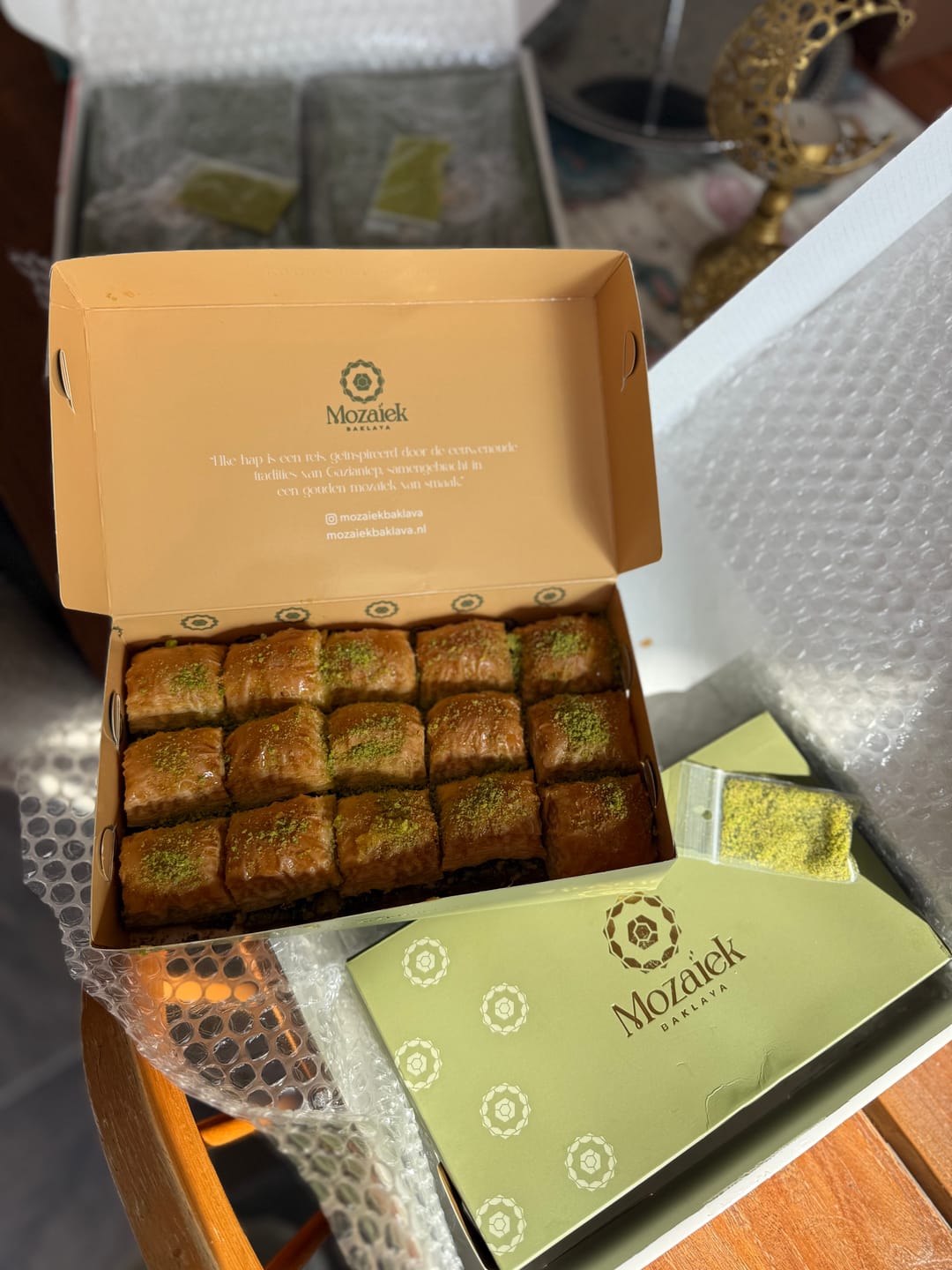 Customer photo review of Fıstıklı Baklava